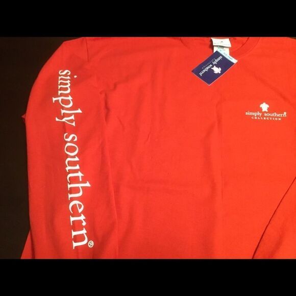 NWT SANTA TURTLE TEE IN RED BY SIMPLY SOUTHERN XL - Picture 3 of 4